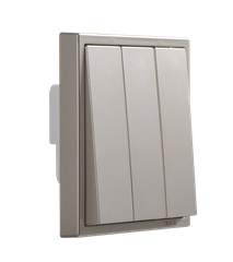 Công tắc ba 2 chiều màu sâm panh Simon I7 701032-46 chuẩn đế vuông