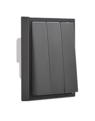 Công tắc ba 2 chiều màu Xám Simon I7 701032061 chuẩn đế vuông