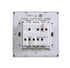 Công tắc ba 2 chiều màu trắng Simon series I7 701032 lắp đế vuông