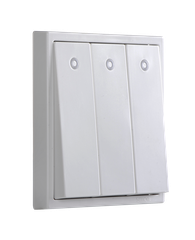 Công tắc ba 2 chiều màu trắng có đèn LED Simon I7 701034 lắp đế vuông