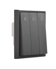 Công tắc ba 1 chiều có đèn LED Simon I7 701033-61 màu xám đế vuông