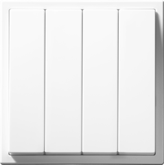 Công tắc bốn 2 chiều màu trắng Simon I7 701042 Lắp chuẩn đế vuông