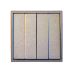 Module nút nhấn nhả bốn màu sâm panh Simon I7 701041F-46 Mặt vuông