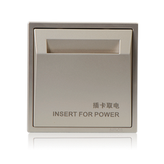 Module Công tắc thẻ từ 20A Simon 70E601-46 Sâm panh lắp đế chuẩn vuông