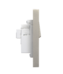 E6- Bộ Ổ cắm đơn đa tiêu chuẩn 10A kèm công tắc (Champagne) Simon 721089-46
