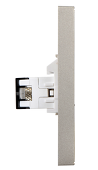 E6- Bộ ổ cắm Tv và dữ liệu Cat6e (Champagne) Simon 725302-46 Màu sâm panh