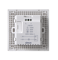 E6- Cảm biến hiện diện (2 dây) Simon 72E301 Màu trắng