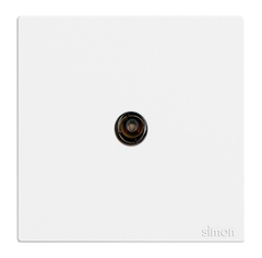 Ổ cắm Tivi đơn Simon K3 575111 Màu trắng lắp chuẩn đế vuông