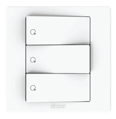 Công tắc ba 1 chiều màu trắng Simon S5 S5131 lắp đế vuông