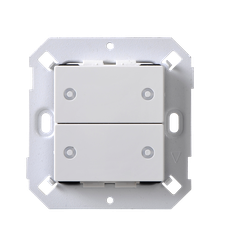 Công tắc bốn 1 chiều có đèn LED simon V8 80141 màu trắng