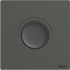 Module Chiết áp đèn LED màu xám mặt kính cường lực Simon M7 66E102G-4D