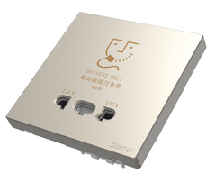 Bộ ổ cắm dao cạo râu simon S6 màu sâm panh 58E651-46