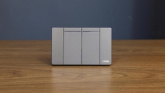 K9 - Bộ công tắc đôi 1 chiều M (grey) Simon K9 591021-61 màu xám