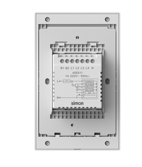Module Nút nhấn chuông hiển thị "không làm phiền" "Mời dọn phòng" "Chờ một chút" "Có người bên trong" Simon I7 45E611 màu trắng