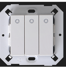 Module Công tắc ba 16A 1 chiều có đèn LED Simon V8 80370 Màu Trắng