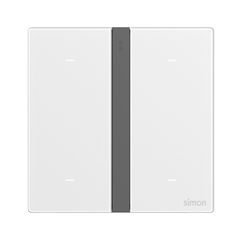 Module công tắc bốn Simon Smart M7 màu trắng 66E8004GTY-4F