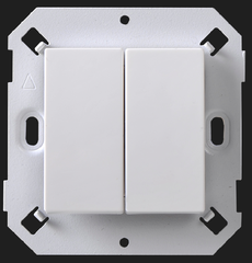 Module Công tắc đôi 16A, 2 chiều Simon V8 80397 Màu Trắng