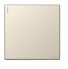 Công tắc đơn 1 chiều màu Sâm panh lắp chuẩn đế vuông simon Series S6 581011-46