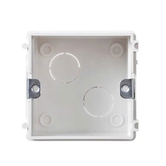 Đế âm tường vuông đơn loại 76 KT 78x80x50mm Simon SED1A076 lắp I7 V8 S6 S50 M7