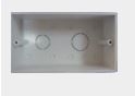 Đế âm tường chữ nhật đơn loại  KT 99.5 x 65 x 47.5 mm Simon SED1A118 lắp cho series K1, K1V, 51A 51V