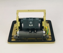 Module Ổ cắm âm sàn Simon ZD011287 gồm ổ đôi  3 chấu thường 16A  màu vàng