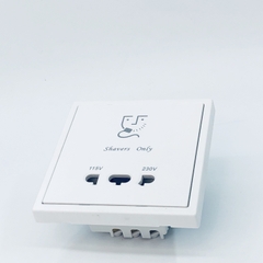 Module Ổ cắm dao cạo râu Simon I7 70E651 màu Trắng