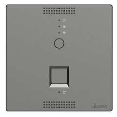 Ổ phát wifi trong phòng lắp đế âm vuông Simon 58E748-61 màu xám