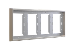 Khung viền bốn Simon I7 700640-46 màu sâm panh