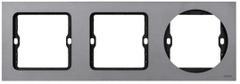 Khung viền ba (Square*2 + Round) Simon S20 820832-21 Màu Xám