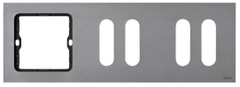 Khung viền ba (Square+ Twin wasit-shaped*2) Simon S20 820834-21 Màu Xám