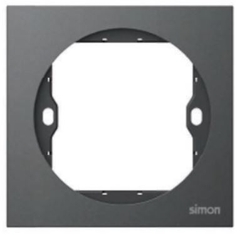 Khung viền đơn (Round) Simon S20 820815-21 Màu Xám
