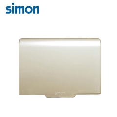 Mặt che chống nước cho ổ cắm chữ nhật Simon màu Champangne 52154-46