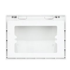 Mặt che chống nước cho ổ cắm hình chữ nhật màu trắng Simon 52154