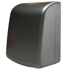 Mặt che chống nước cho ổ cắm Simon S155-61 màu xám lắp cho đế vuông