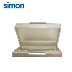 Mặt che chống nước cho ổ cắm chữ nhật Simon màu Champangne 52154-46
