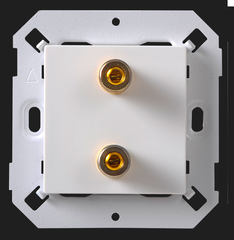 Module Ổ cắm tivi + tivi chuẩn F Simon V8 80478S Màu Trắng