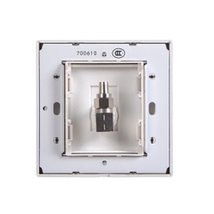Module Ổ cắm âm sàn gồm Ổ điện thoại + Ổ mạng (cat6) Simon màu vàng SEF34P8