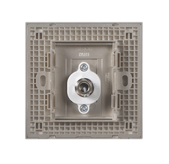 E6- Bộ ổ cắm TV đơn (Champagne) Simon 725111-46 màu sâm panh