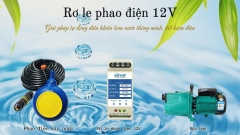 Rơ le phao điện 12V – Giải pháp tự động điều khiển bơm nước thông minh, tiết kiệm điện