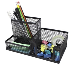 Hộp Đựng Bút Viết Văn Phòng Phẩm Để Bàn Bằng Thép NS15