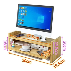 Kệ Để Màn Hình Máy Tính Có Hộc Bàn Phím Tài Liệu JZ04-2