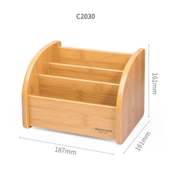 Hộp Đựng Bút Viết Văn Phòng Phẩm Để Bàn Bằng Gỗ C30