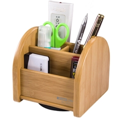 Hộp Đựng Bút Viết Văn Phòng Phẩm Để Bàn Bằng Gỗ C33