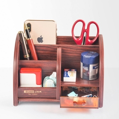 Hộp Đựng Bút Viết Văn Phòng Phẩm Để Bàn Bằng Gỗ C22