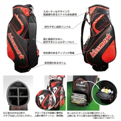 kissmark Club Set with Caddie Bag 10-Piece Set