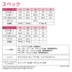 TIGORA Club Set Under100 Ladies Club Set with Caddy Bag Buyer Recommended