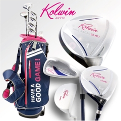 Set gậy golf Kolwin 2022 Ladies set 7 gậy + túi caddy dành cho người mới
