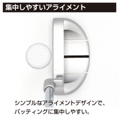 No Brand putter Arrow Tube R3 Mallet Type Forgiving Strong against mishits For Beginners Low Price Good Value