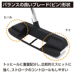 No Brand putter Arrow Tube R2 Blade Type Center Shaft Forgiving Strong against mishits For Beginners Low Price