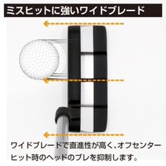 No Brand putter Arrow Tube 19RW CBN Carbon Shaft